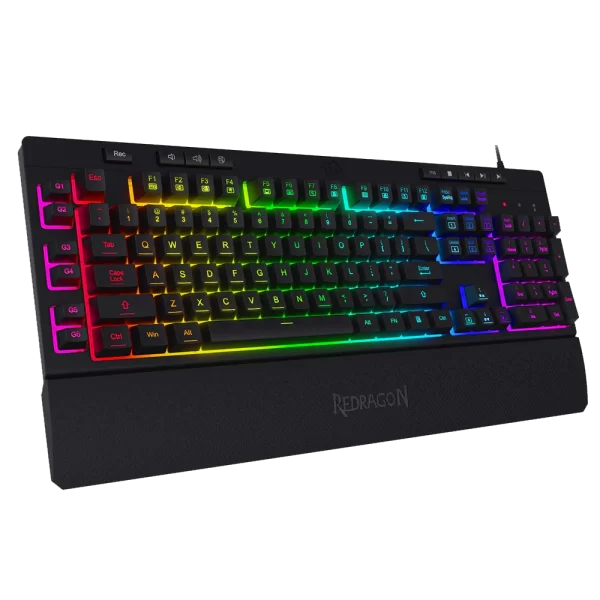 SHIVA K512- WIRED MEMBRANE KEYBOARD RGB BLACK
