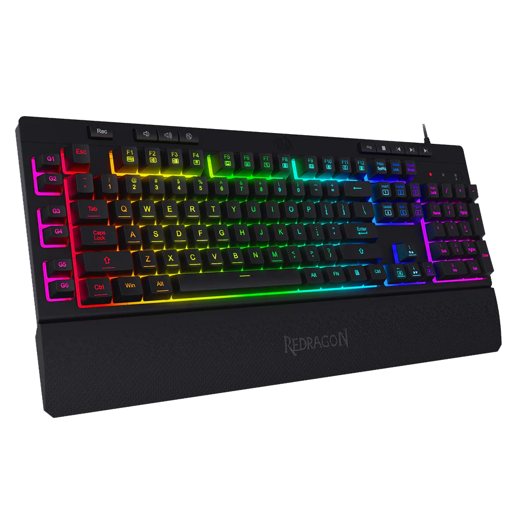 K512 SHIVA K512- WIRED MEMBRANE KEYBOARD RGB BLACK