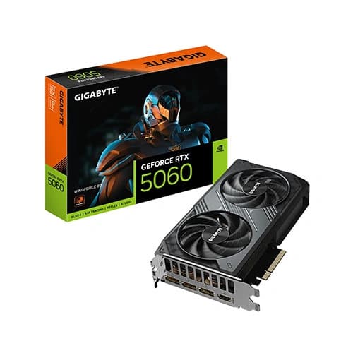 Gigabyte RTX 5060 Windforce 8GB GDDR7 Graphics Card