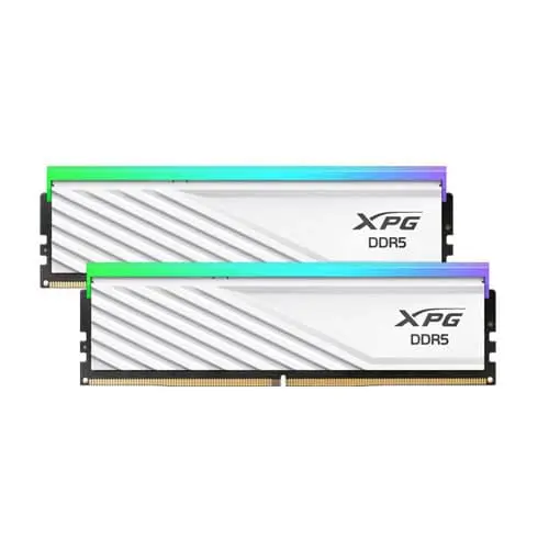 ax5u6000c4816g-dtlabrwh-image-main Adata XPG Lancer Blade RGB White 32GB (16GBx2) 6000MHz CL48 DDR5 RAM