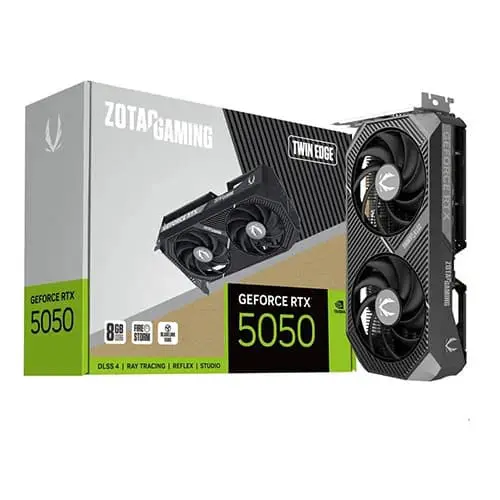 zt-b50500e-10m-image-main0 Zotac RTX 5050 Twin Edge 8GB GDDR6 Graphics Card