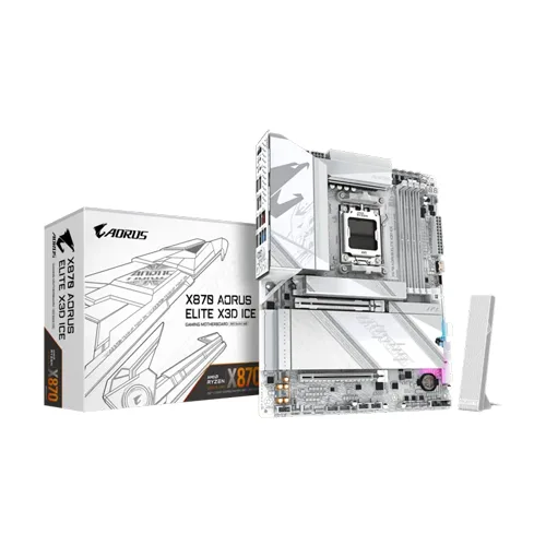 Gigabyte X870 Aorus Elite X3D ICE WiFi7 ATX Motherboard