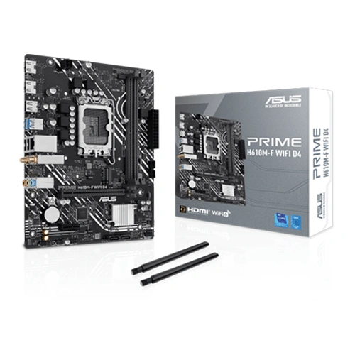 Asus PRIME H610M-F WIFI D4 M-ATX Motherboard